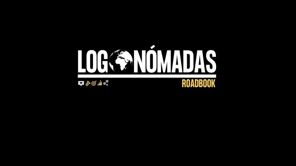 LOGO logonomadas roadbook 25 fondo negro Acompañamiento profesional para restructurar tu negocio de logopedia y salir del 1:1
